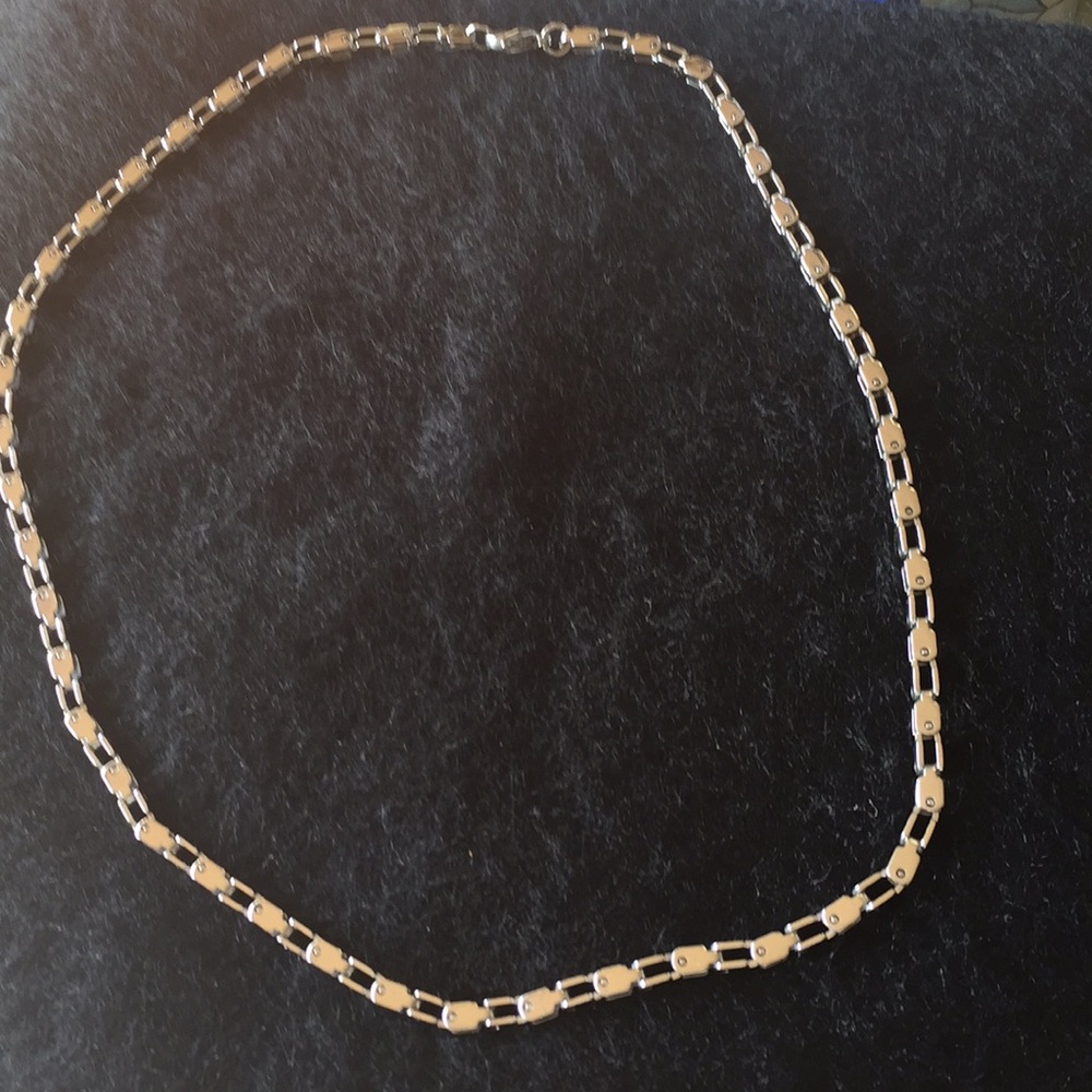 Men’s 21” Silver Steel Necklace Chain (99472966)